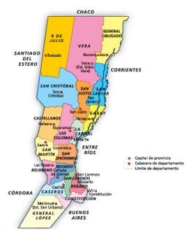 Santa Fe, nuestra provincia: DIVISIÓN POLÍTICA DE LA PROVINCIA DE SANTA FE