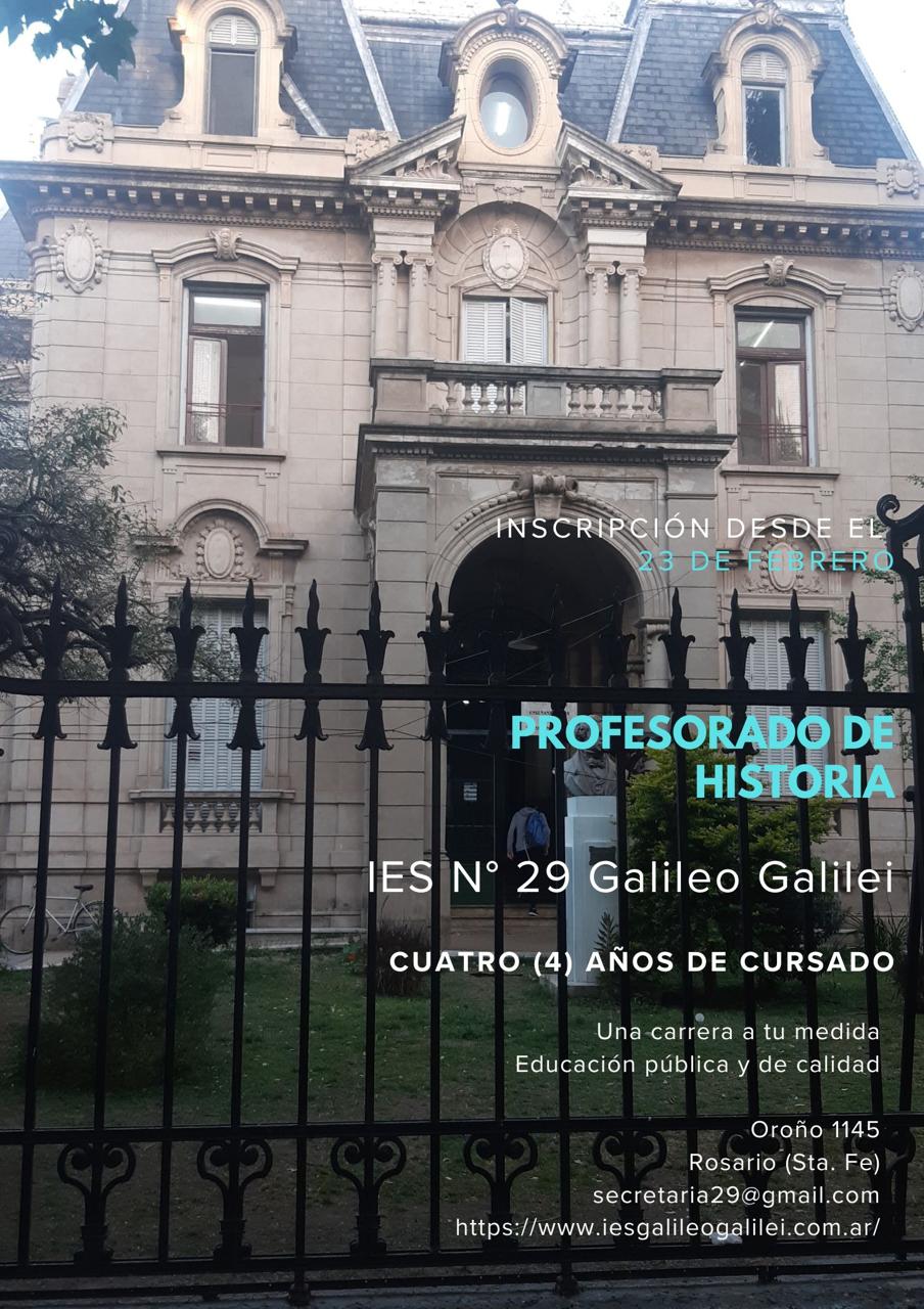 INSTITUTO DE EDUCACIÓN SUPERIOR Nro. 29 "GALILEO GALILEI"